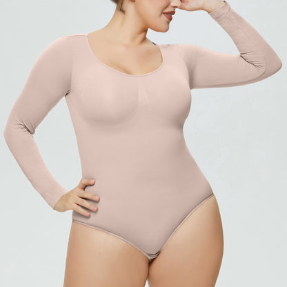 Long Sleeve Bodysuit – Waist & Hip Control