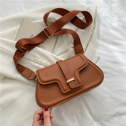 Solid color Square crossbody Bag