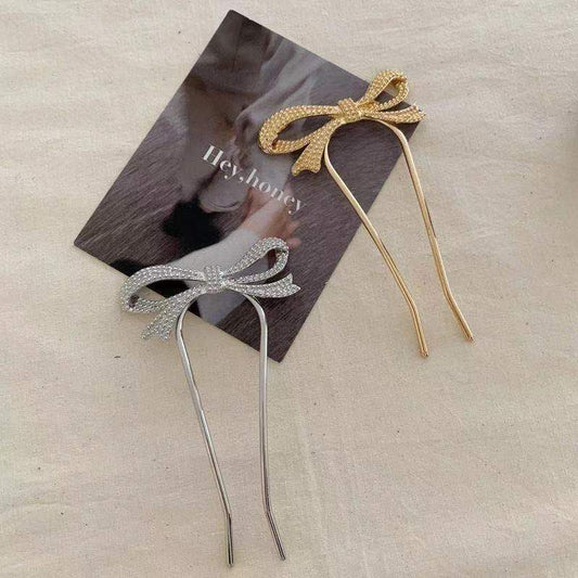 U-shape Metal Bow Hairpin