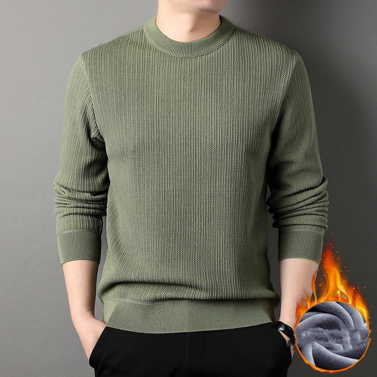 Winter Plush Pullover Sweater For Men