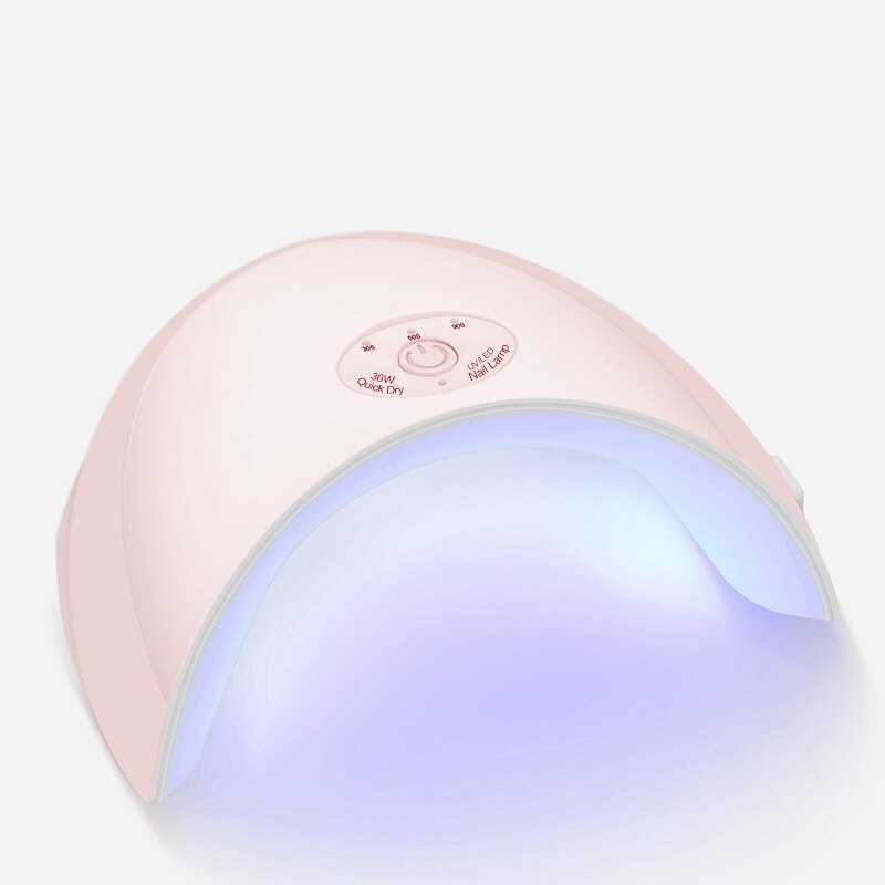 36W UV Lamp 12pcs LED Nail Dryer Micro USB Gel Varnish Curing machine With Timer button Sensor Nail Art Tools