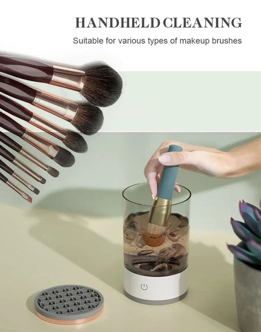 3 in 1 Automatic USB Automatic portable spinning makeup brush cleaner