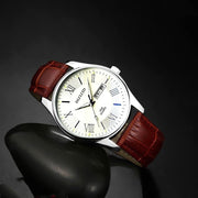 Leather Automatic Watch