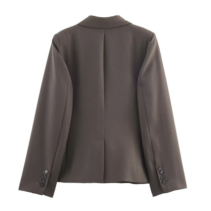 Blended suit jacket+pleated skirt