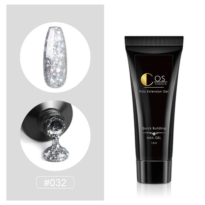 Painless Crystal Extension Glue UV Solid Paper-Free Fast Extension Crystal Glue Flash Nail Phototherapy Crystal Glue