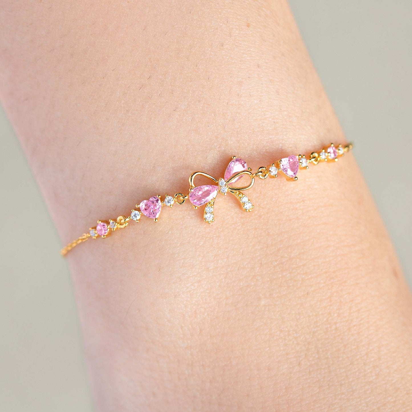 Crystal Blush bracelets