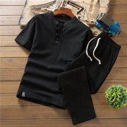 Casual Trousers Two-piece Set For Men