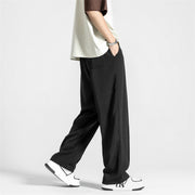 Thin Ice Silk Elastic Waist Casual Pants Men