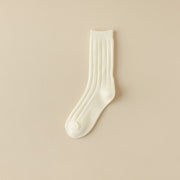 Women's Solid Color Anti-Pilling Wool Socks