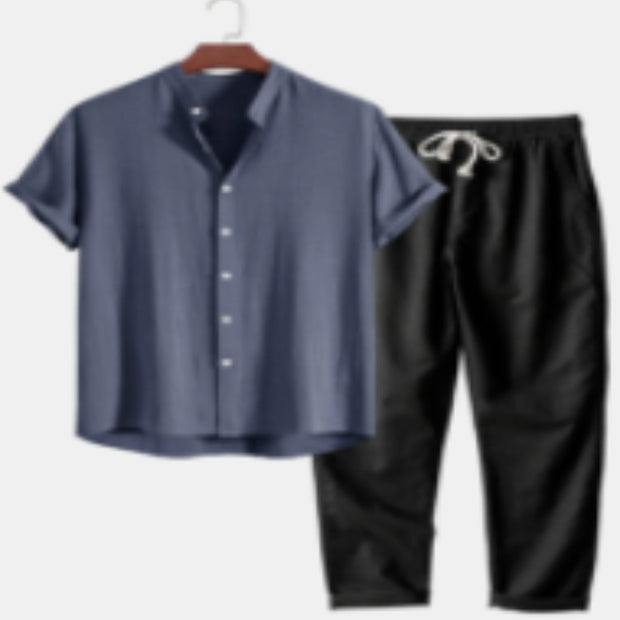 Men Two-Piece Casual Loose Set