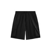 Wrinkle-feeling Large Pocket Straight Shorts