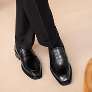 Leather Loafers Shoes For Men