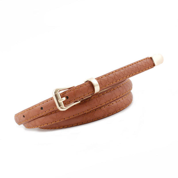 Women's New All-match Pattern Buckle Belt