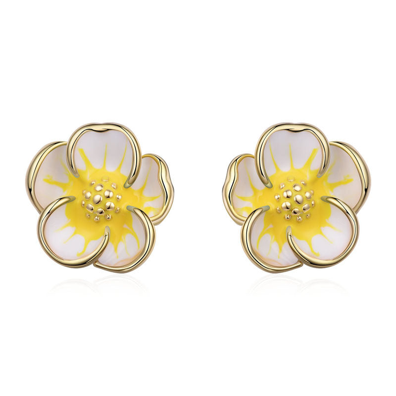 All-Match Flower Earrings