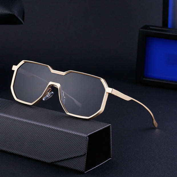 Men One Irregular Sunglasses