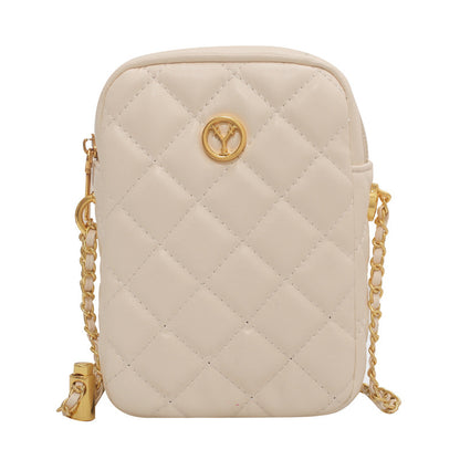 Simple PU Texture crossbody bag