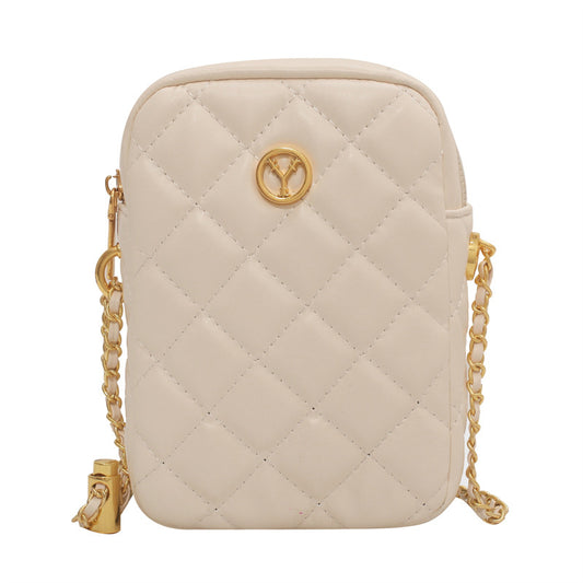 Simple PU Texture crossbody bag