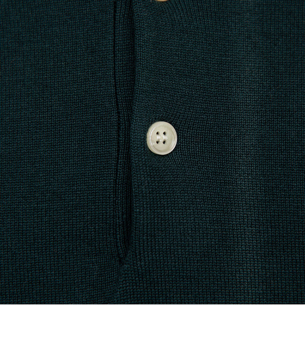 Knit Lapel Polo Shirt