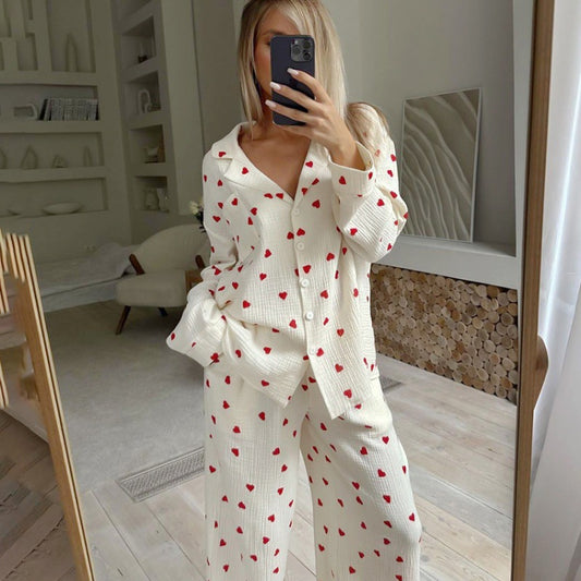 Cozy Love Printed Sleepwear set