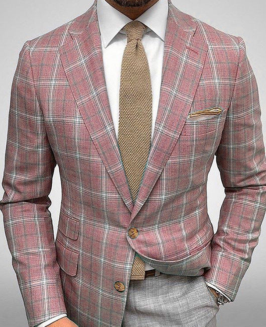 Men's Striped Blazer