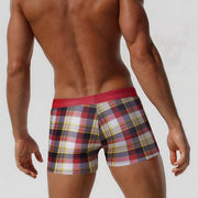 Double pocket men's swimming trunks