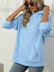 Pocketed Long Sleeve Hoodie