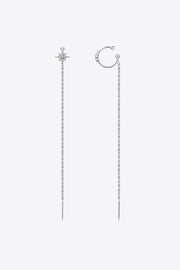 Moissanite 925 Sterling Silver Threader Earrings