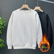 High Sense  Fashion Brand Brushed Men Sweater