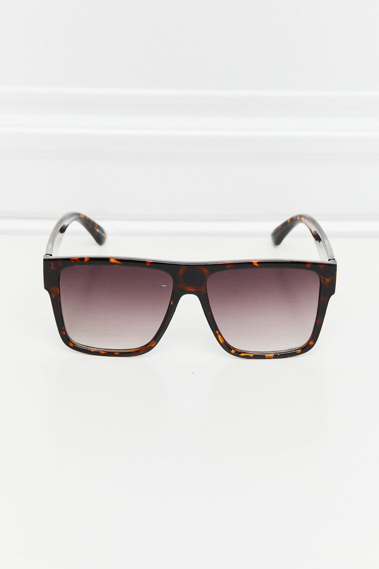 Tortoiseshell Square Full Rim Sunglasses