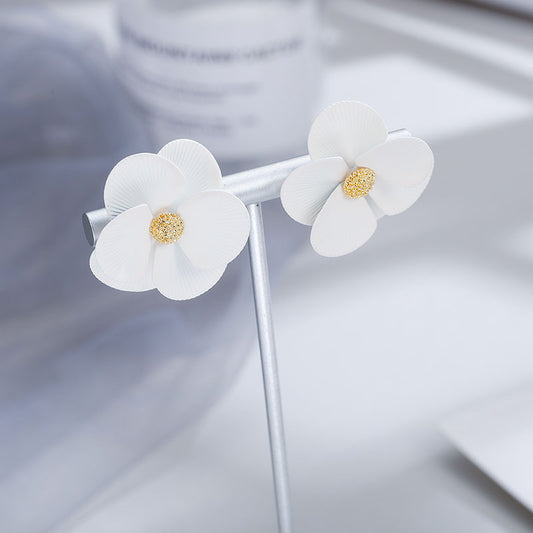 Elegant Floral Flower Earrings