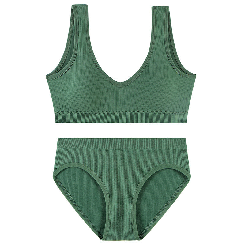 VelvetTouch Padded Bra & Low-Waist underwear set