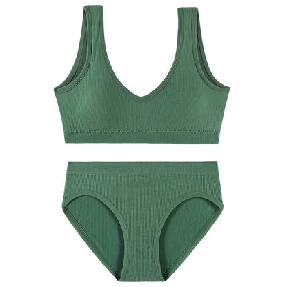 VelvetTouch Padded Bra & Low-Waist underwear set