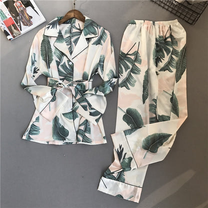 Floral Print Rayon Sleepwear Set