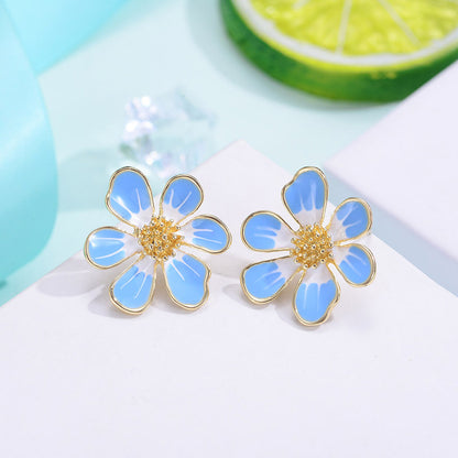 Small Fresh Flower Earrings