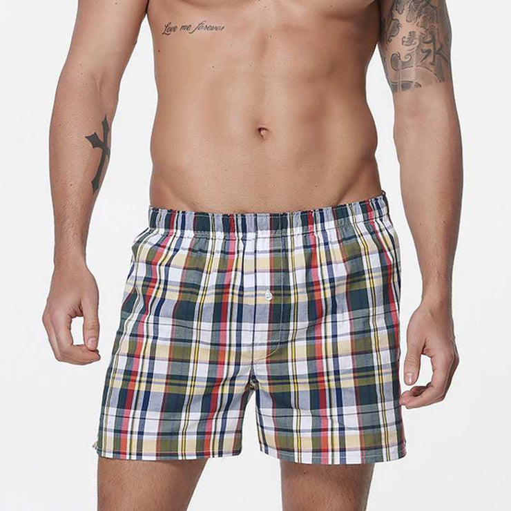 Cotton Men Loose Boxer