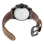 Multifunctional Chronograph Leather Sports Quartz Watch