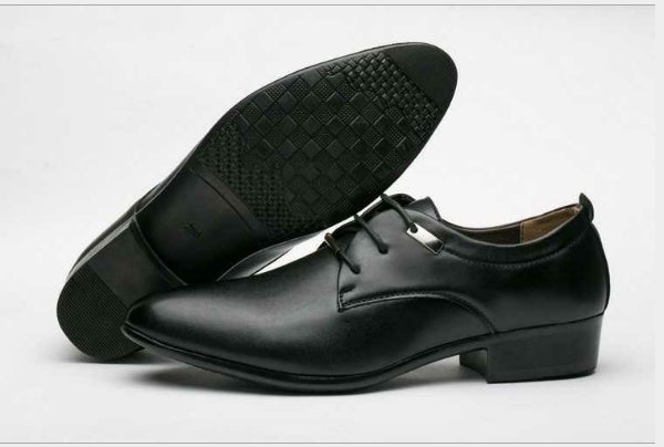 Simple Leather Dress Shoes for Men