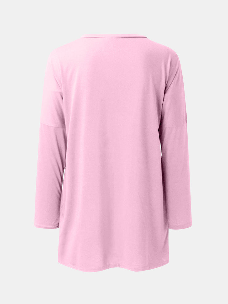 Full Size Round Neck Long Sleeve T-Shirt