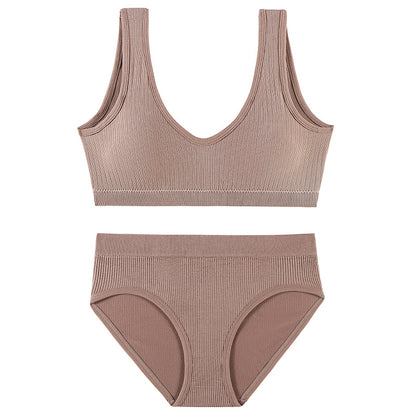 VelvetTouch Padded Bra & Low-Waist underwear set