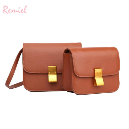European Retro PU Leather Square