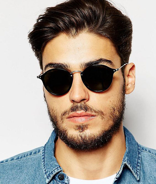 Metal Round Sunglasses For