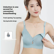 Women's Wireless Lace Nursing Bra