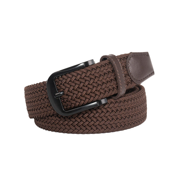 Men's Braided Pure Elastic Belt