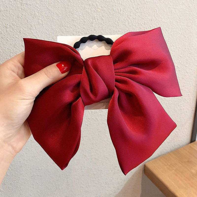 Satin Bow Hairpin
