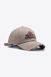 ATLANTIC Graphic Distressed Baseball Cap