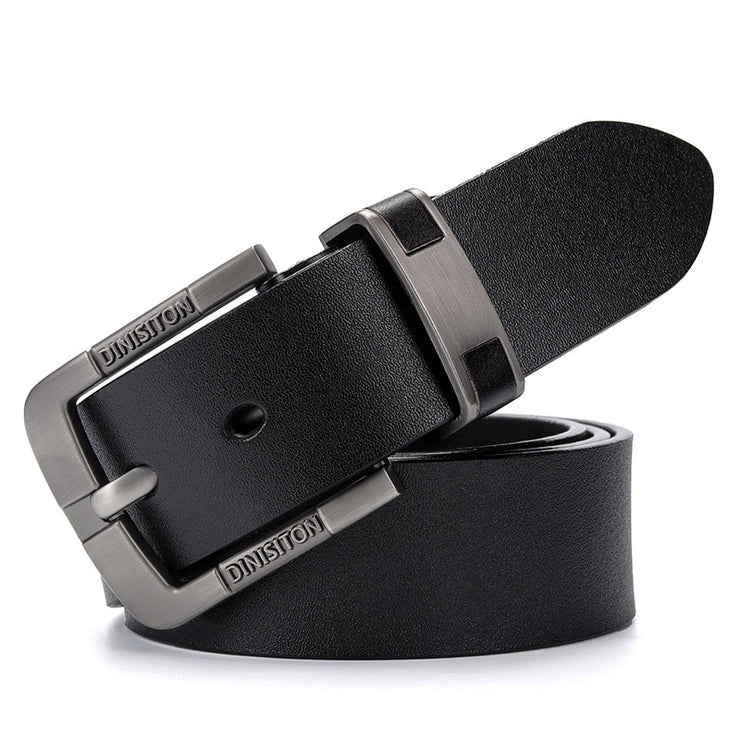 Men's Two-Layer Cow Leather Belt