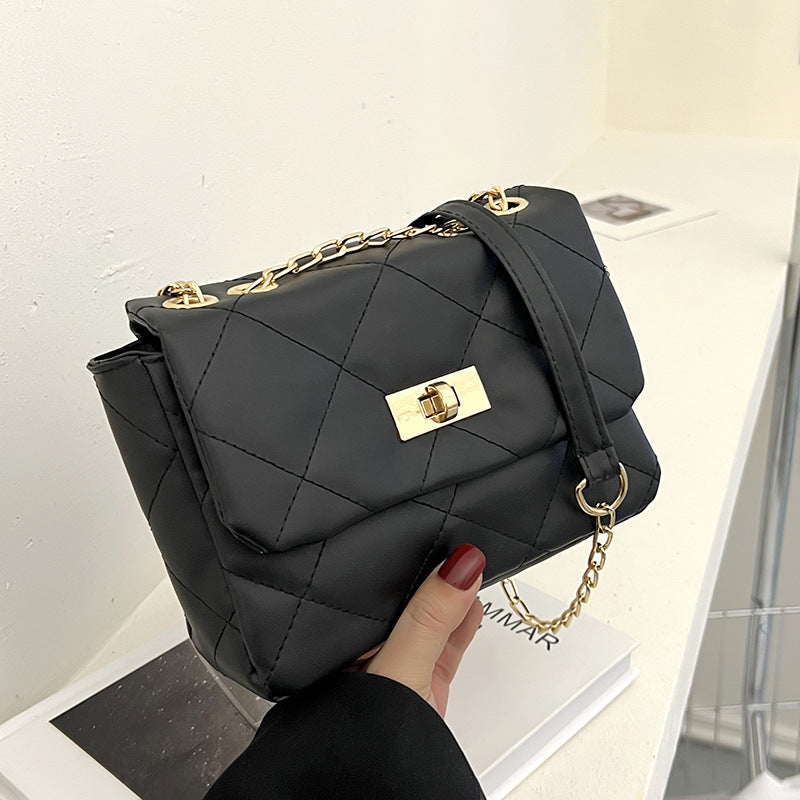 Rhombus Embroidery crossbody bags