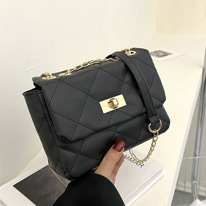 Rhombus Embroidery crossbody bags