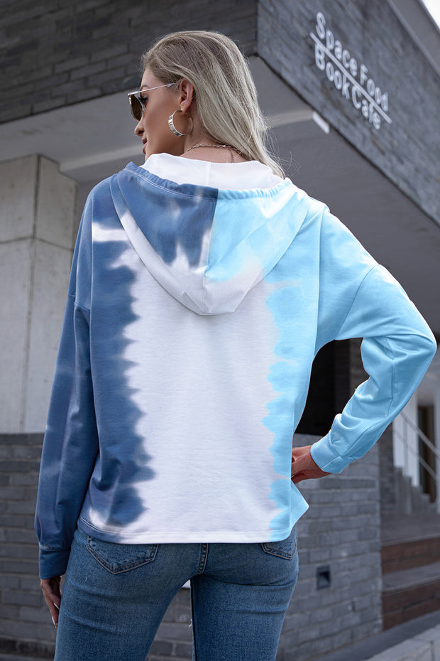 Ivy Lane Tie-Dye Drawstring Hoodie