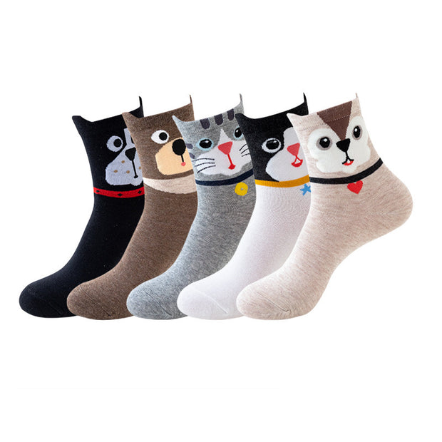 Women's Cotton Mid-calf Length Socks